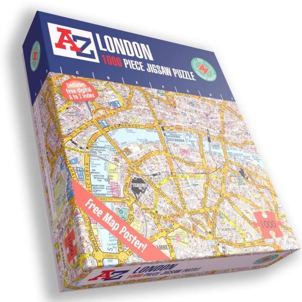 A To Z Map Of London 1000 Piece